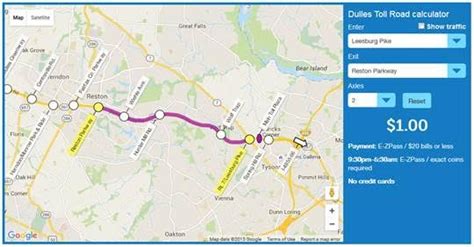 Virginia Toll Calculator 